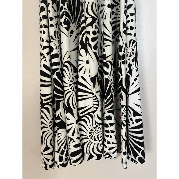 Free People Stevie Midi Maxi Black & White Floral Beach‎ Dress Size XS - Picture 14 of 15